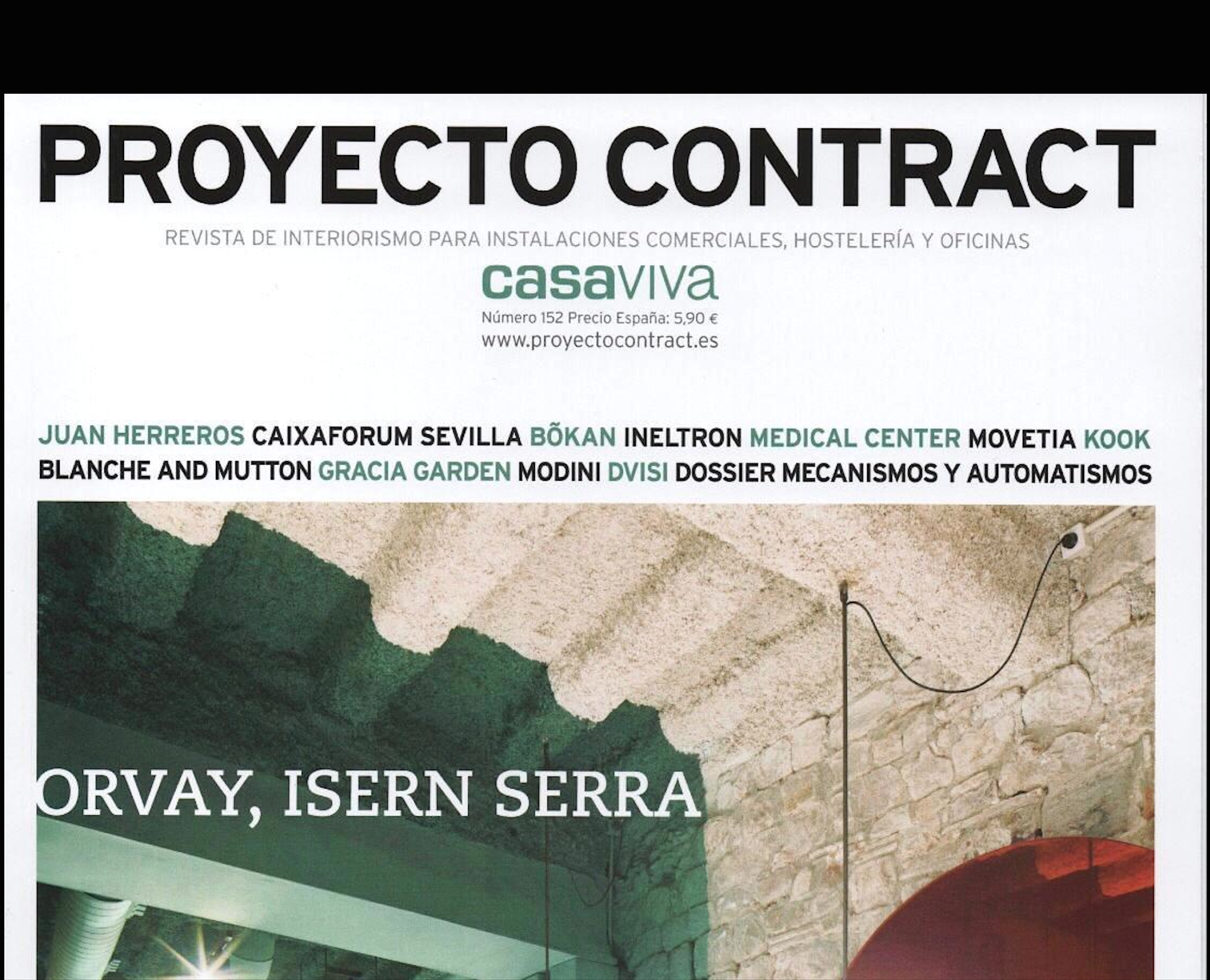 Victoria Interiors en la revista Proyecto Contract.